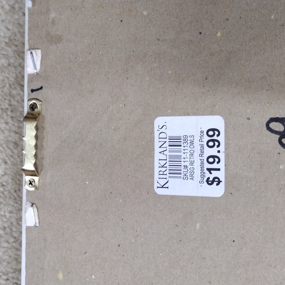 Kirkland's Retro Owl Wall‎ Art Decor - Picture 4 of 8